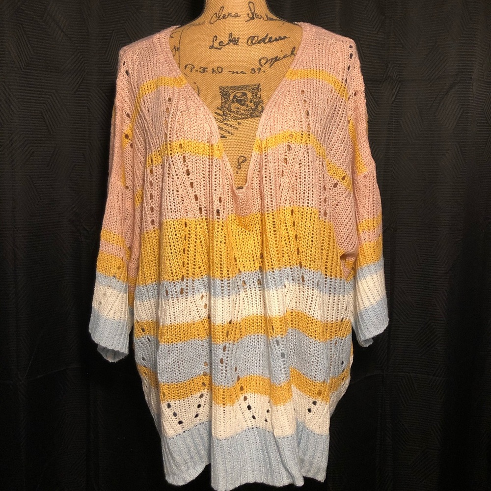 Boutique pastel oversized sweater